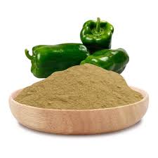 Dehydrated Green Capsicum (Bell Pepper) Flakes & Powder